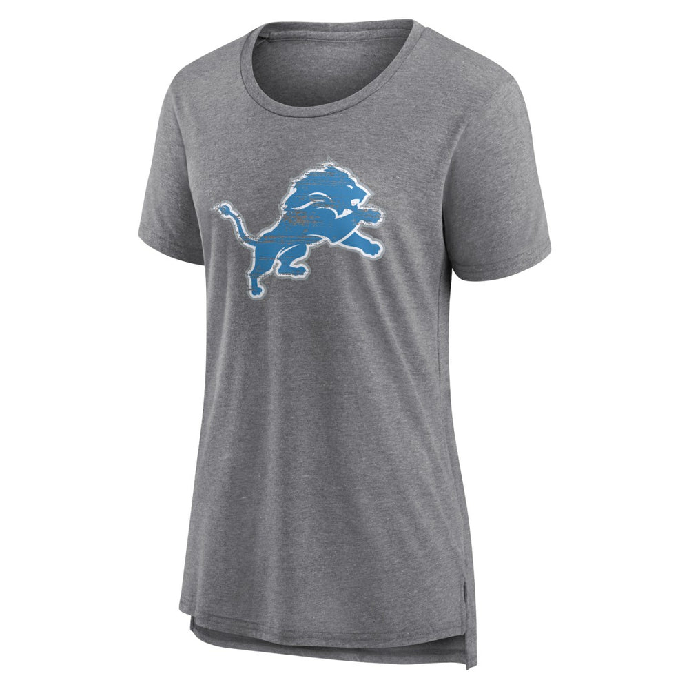 Detroit Lions Women's Heritage Custom Name & Number Tri-Blend T-Shirt | NFL Discount