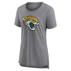 Jacksonville Jaguars Women's Heritage Custom Name & Number Tri-Blend T-Shirt | NFL Sale
