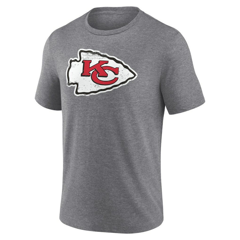 Kansas City Chiefs Heritage Custom Name & Number Tri-Blend T-Shirt | NFL New