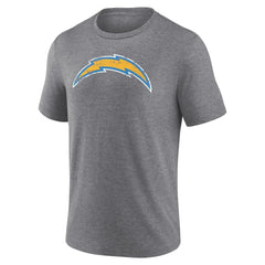 Los Angeles Chargers Heritage Custom Name & Number Tri-Blend T-Shirt | NFL Hot
