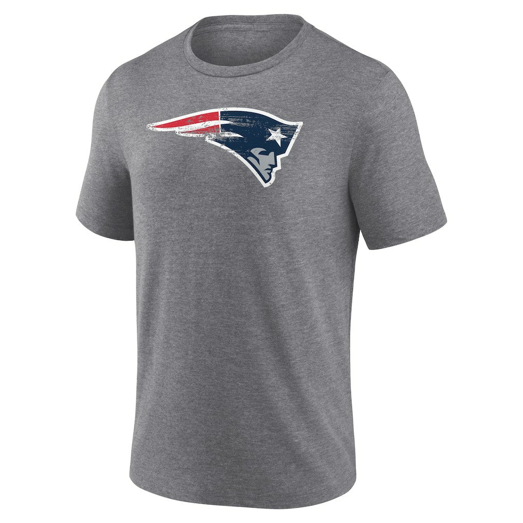 New England Patriots Heritage Custom Name & Number Tri-Blend T-Shirt | NFL New