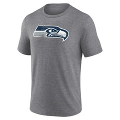 Seattle Seahawks Heritage Custom Name & Number Tri-Blend T-Shirt | NFL New