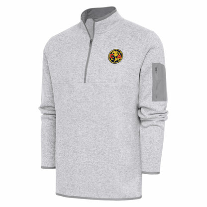 Club America Antigua Elevate Quarter-Zip Pullover Discount - Heather Gray