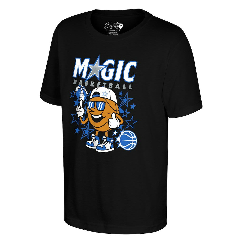 Black Orlando Magic Youth Cool Guy Essentials T-Shirt | NBA