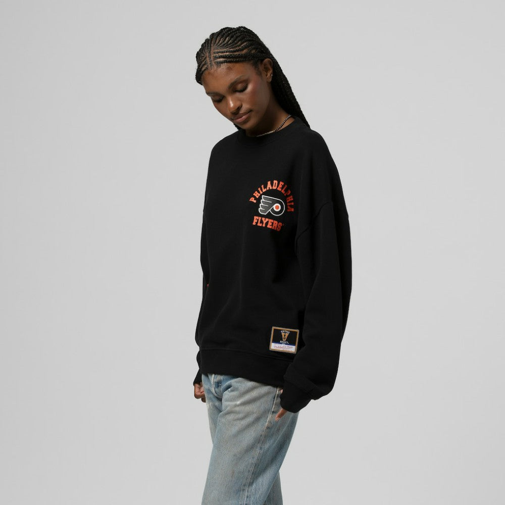 Philadelphia Flyers Mitchell & Ness Women's Vintage Crewneck Sweatshirt -  NHL Sweatshirts