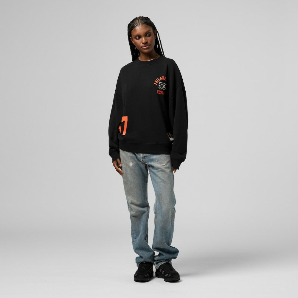 Philadelphia Flyers Mitchell & Ness Women's Vintage Crewneck Sweatshirt -  NHL Sweatshirts