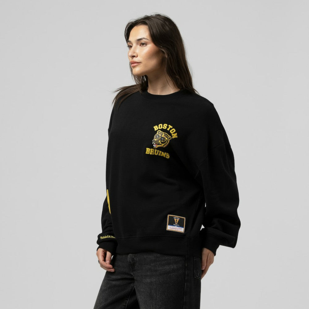 Boston Bruins Mitchell & Ness Women's Vintage Crewneck Sweatshirt -  NHL Sweatshirts