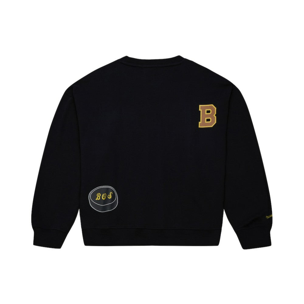 Boston Bruins Mitchell & Ness Women's Vintage Crewneck Sweatshirt -  NHL Sweatshirts