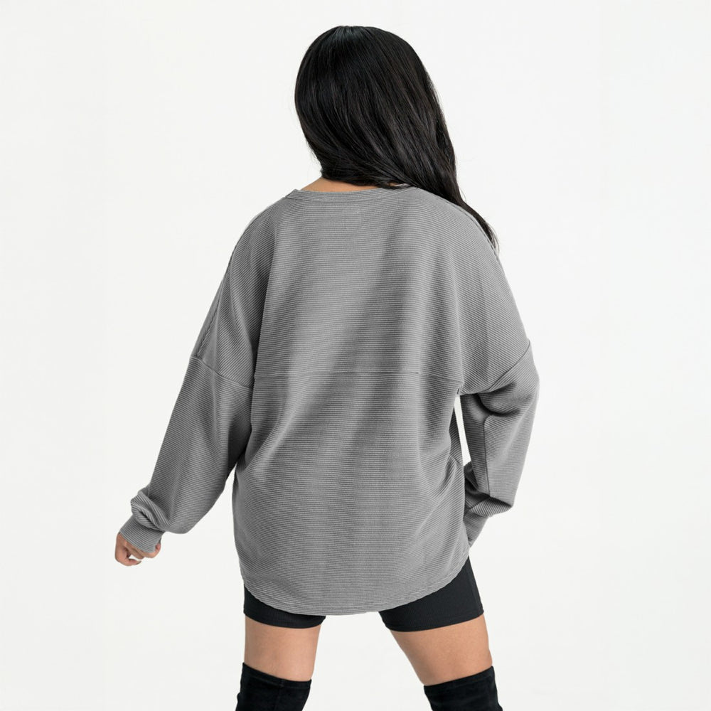 Tampa Bay Buccaneers Gameday Couture Women's Oversized Pure Motion Corded Sweatshirt | NFL Hot
