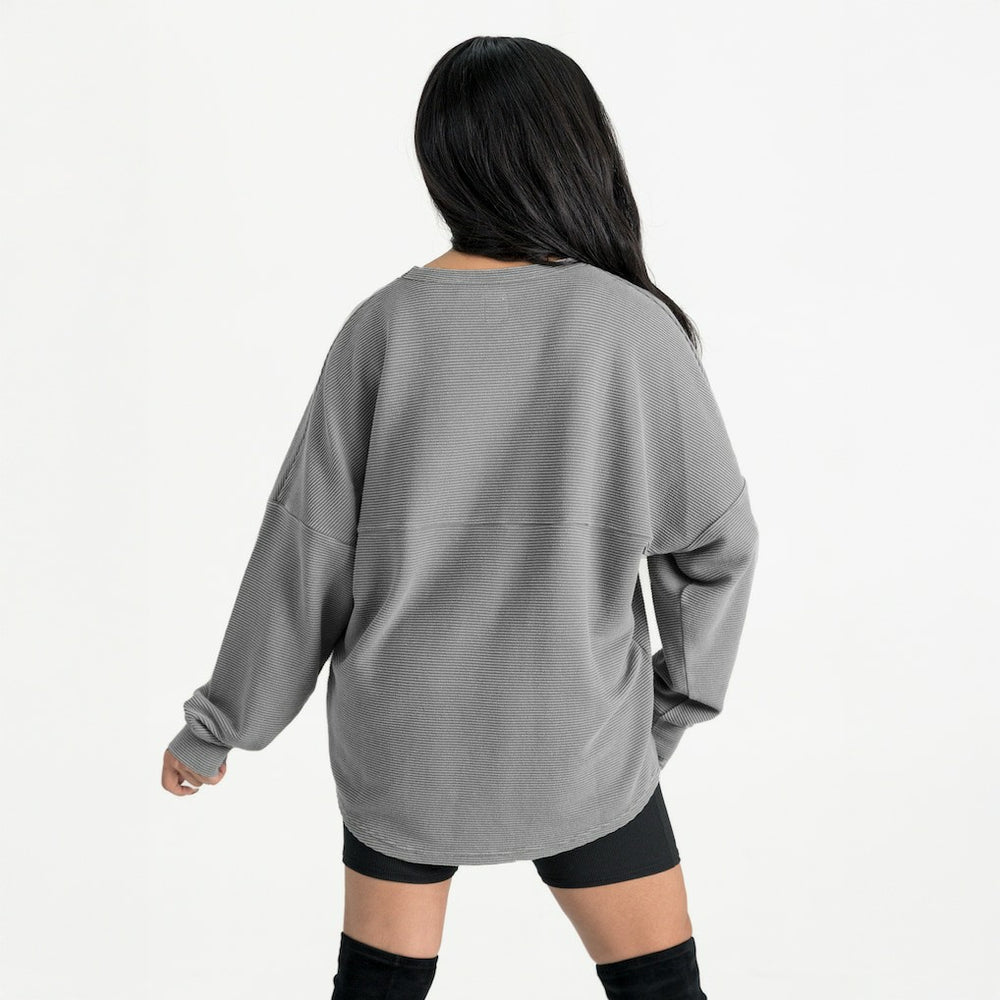 Chicago Bears Gameday Couture Women's Oversized Pure Motion Corded Sweatshirt | NFL US