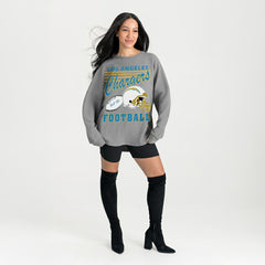 Los Angeles Chargers Gameday Couture Women's Oversized Sweet Victory Corded Sweatshirt | NFL New
