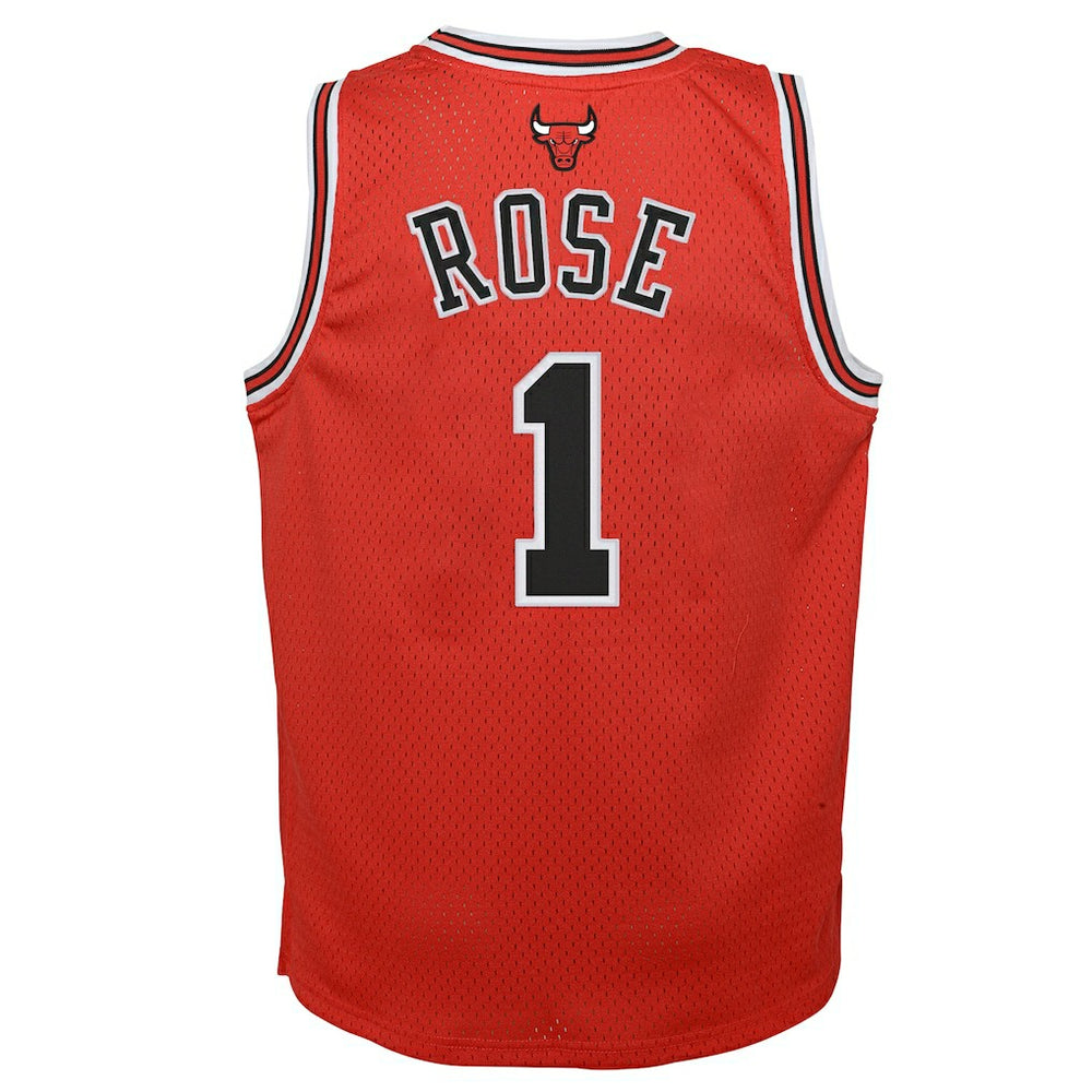 Red Derrick Rose Chicago Bulls Youth 2008/09 Hardwood Classics Swingman Jersey sale | NBA