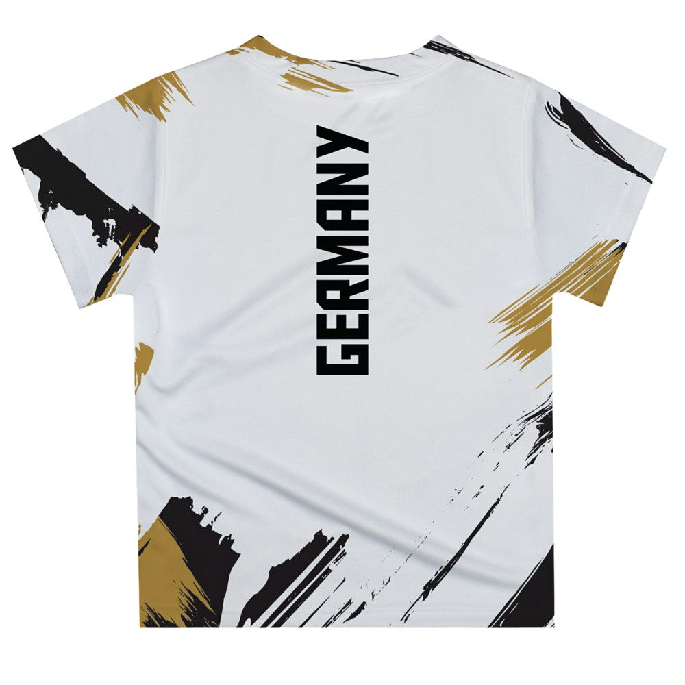 Germany National Team Vive La Fete Infant Paint Brush T-Shirt for sale - White