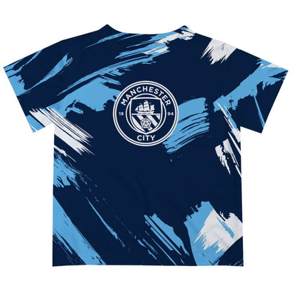 Manchester City Vive La Fete Toddler Paint Brush T-Shirt Discount - Navy