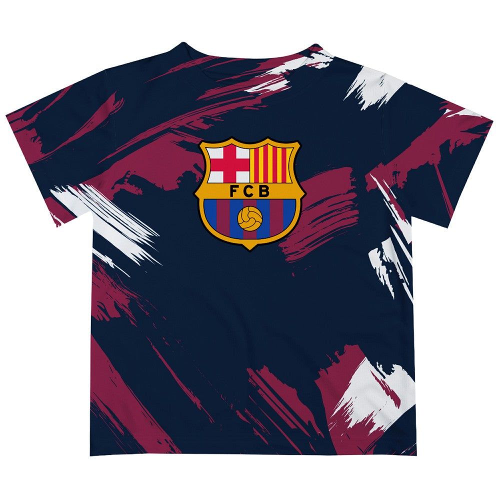 Barcelona Vive La Fete Youth Paint Brush T-Shirt