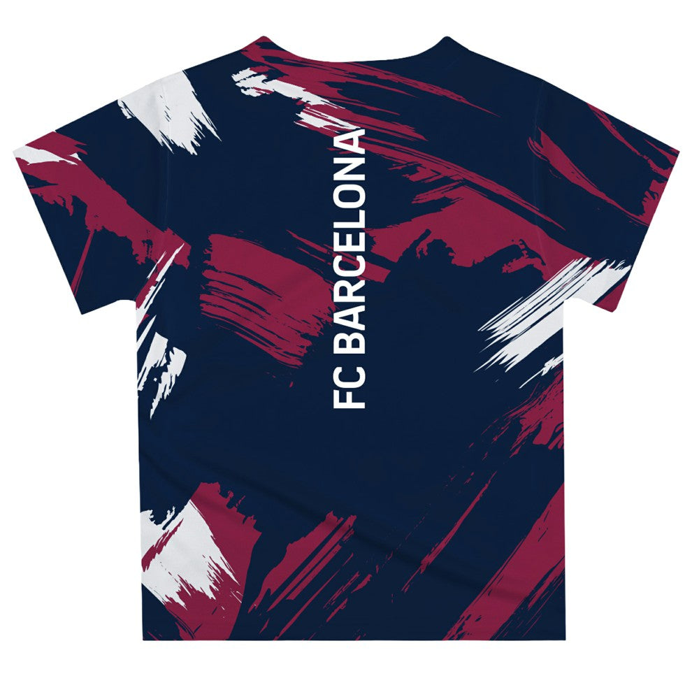 Barcelona Vive La Fete Youth Paint Brush T-Shirt