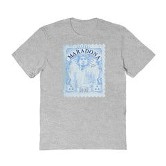 Diego Maradona Argentina National Team Vive La Fete Women's Vintage Stamp T-Shirt
