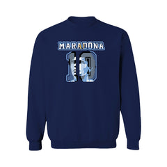 Diego Maradona Argentina National Team Vive La Fete Name & Number Sweatshirt