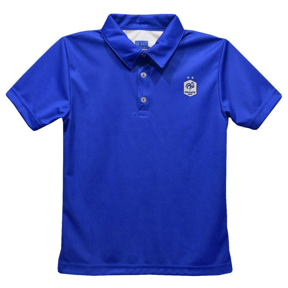 France National Team Vive La Fete Youth Solid Polo