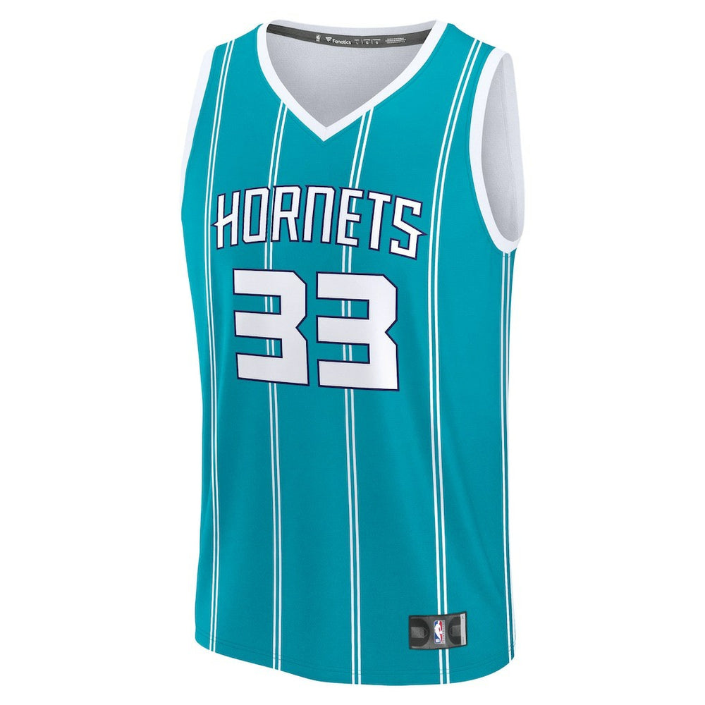 Teal Liam McNeeley Charlotte Hornets Fast Break Replica Jersey | NBA