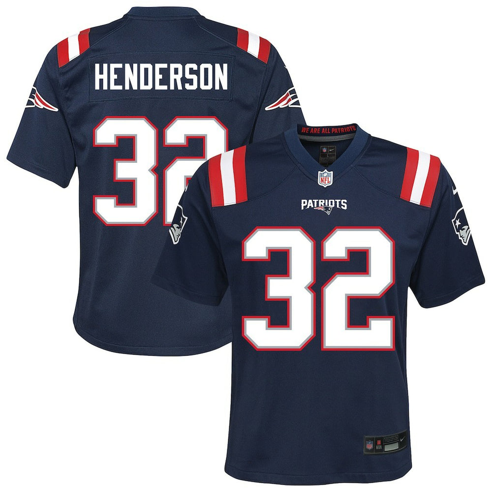 New England Patriots TreVeyon Henderson  Youth Team Game Jersey | NFL Online