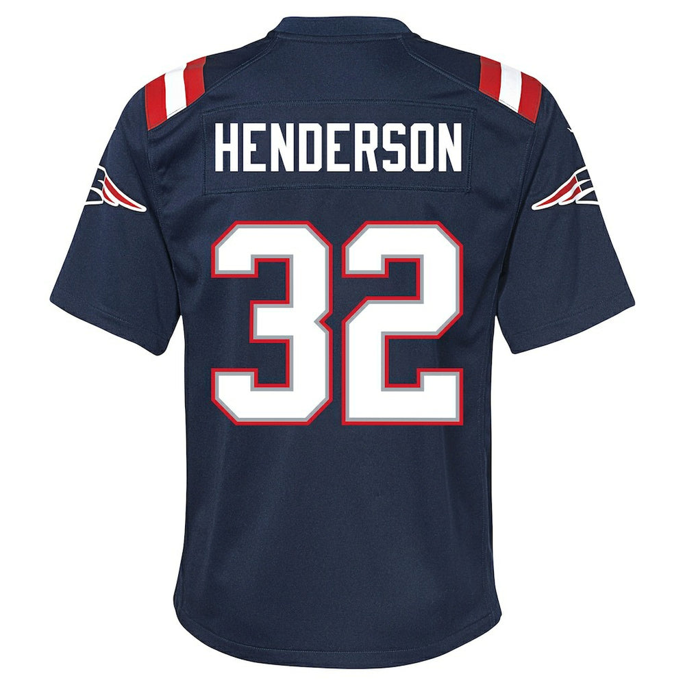 New England Patriots TreVeyon Henderson  Youth Team Game Jersey | NFL Online