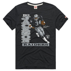 Las Vegas Raiders Bo Jackson  Homage Unisex Retired Player Classic Caricature T-Shirt | NFL Hot