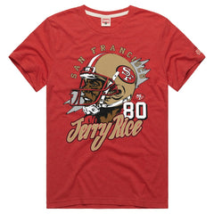 San Francisco 49ers Jerry Rice  Homage Unisex Retired Player Classic Caricature T-Shirt | NFL On sale