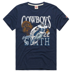 Dallas Cowboys Emmitt Smith  Homage Unisex Retired Player Classic Caricature T-Shirt | NFL Sale