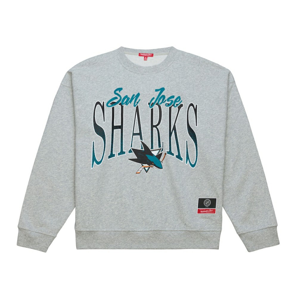 San Jose Sharks Mitchell & Ness Women's Hockey Night Sweatshirt -  NHL Sweatshirts