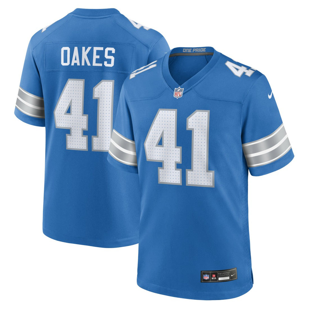 Detroit Lions Gunnar Oakes  Team Game Jersey | NFL US