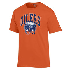 Edmonton Oilers Champion Helmet T-Shirt -  NHL T-shirts
