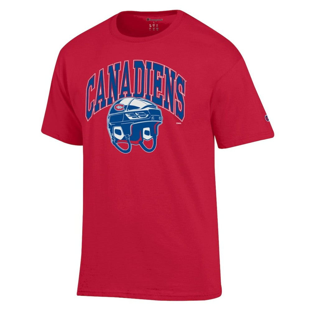 Montreal Canadiens Champion Helmet T-Shirt -  NHL T-shirts