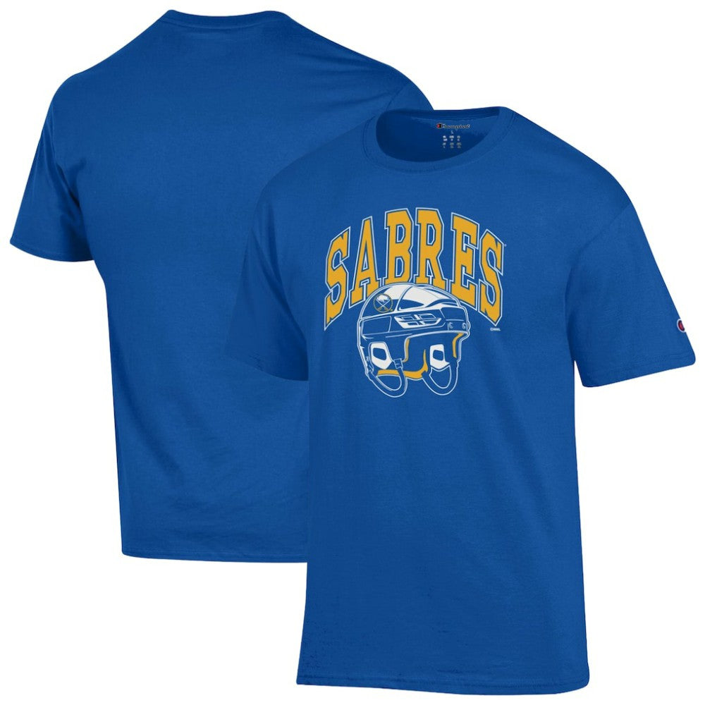 Buffalo Sabres Champion Helmet T-Shirt -  NHL T-shirts