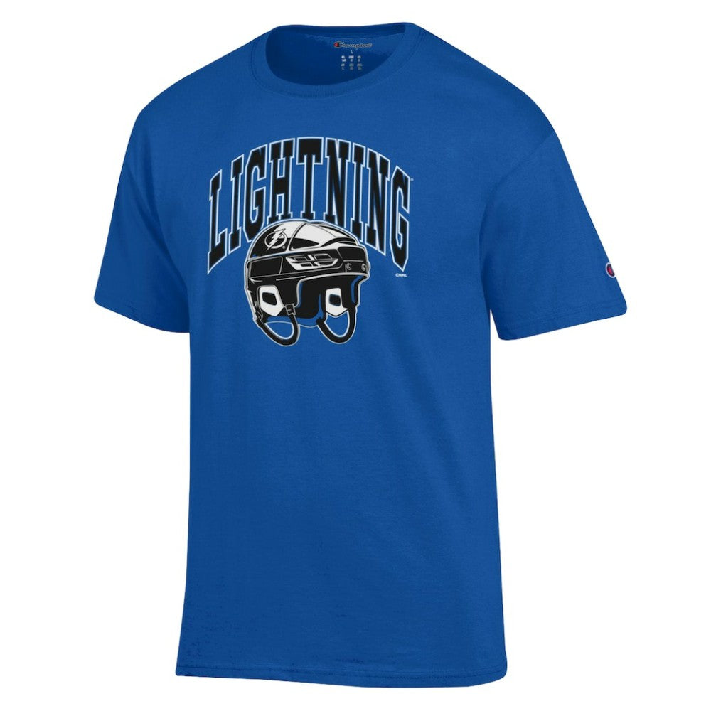 Tampa Bay Lightning Champion Helmet T-Shirt -  NHL T-shirts