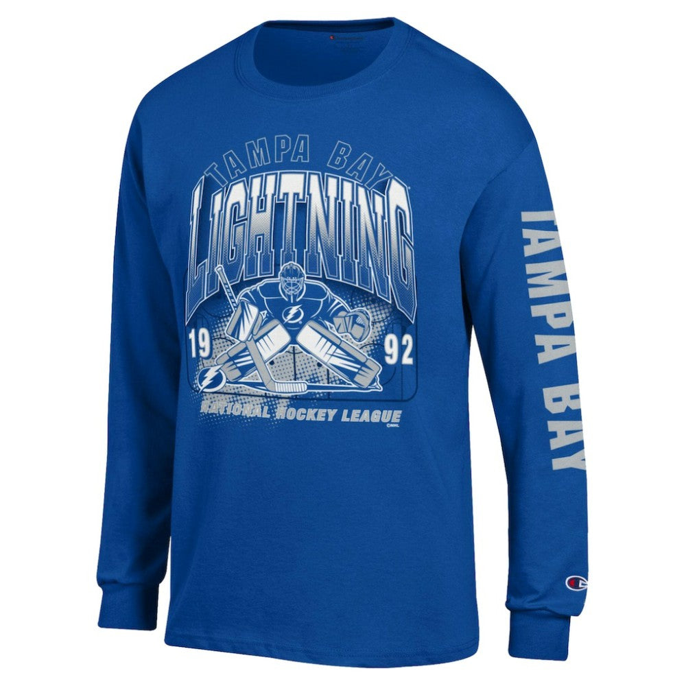 Tampa Bay Lightning Champion Long Sleeve Jersey T-Shirt -  NHL T-shirts