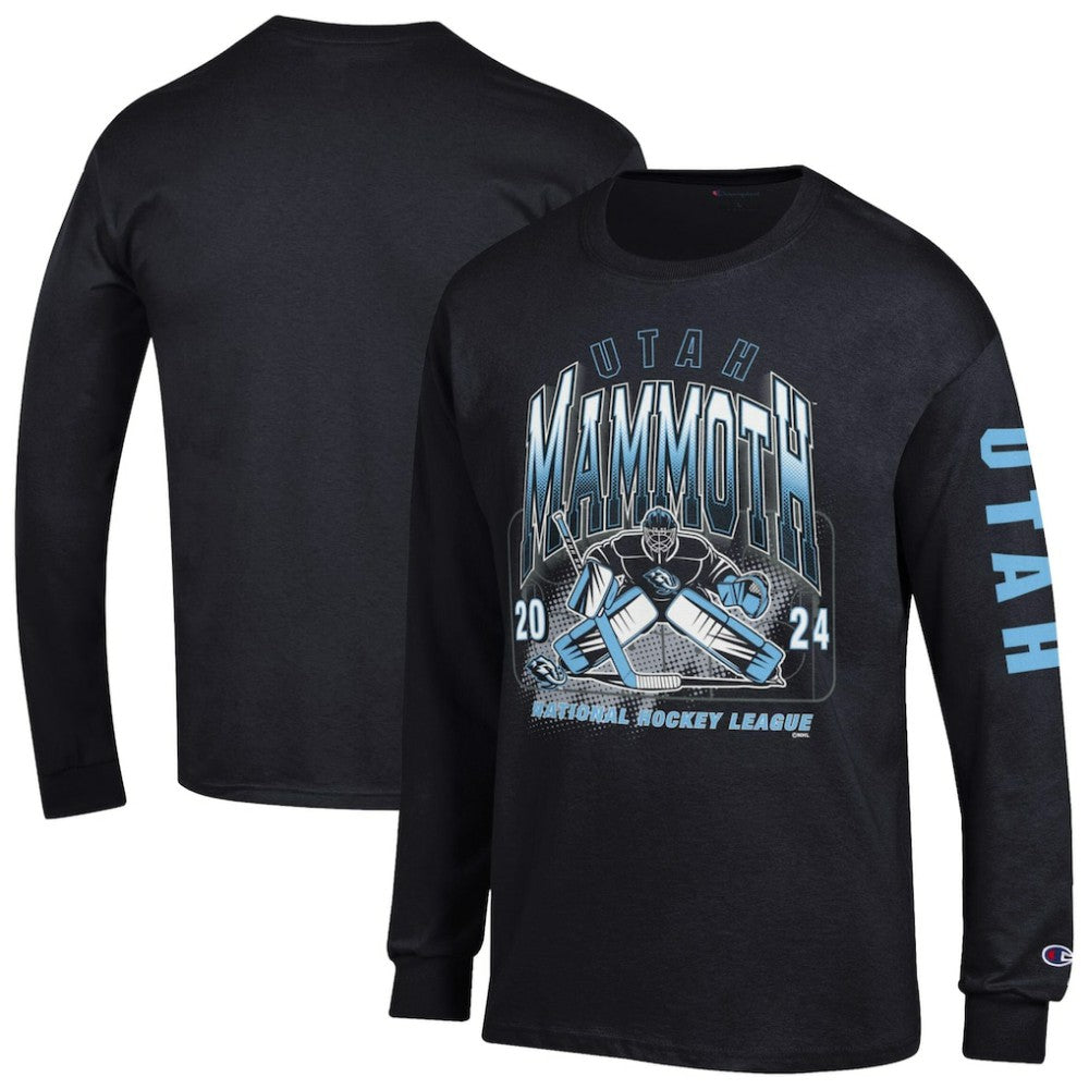 Utah Mammoth Champion Long Sleeve Jersey T-Shirt -  NHL T-shirts
