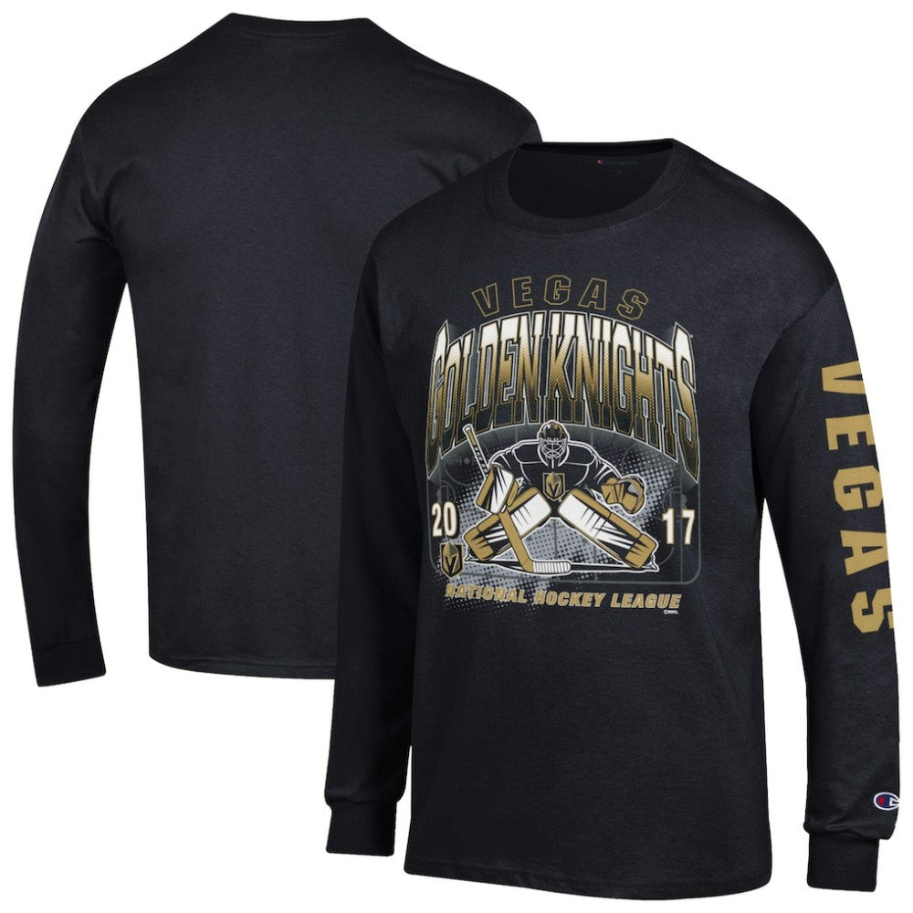 Vegas Golden Knights Champion Long Sleeve Jersey T-Shirt -  NHL T-shirts