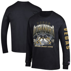 Vegas Golden Knights Champion Long Sleeve Jersey T-Shirt -  NHL T-shirts