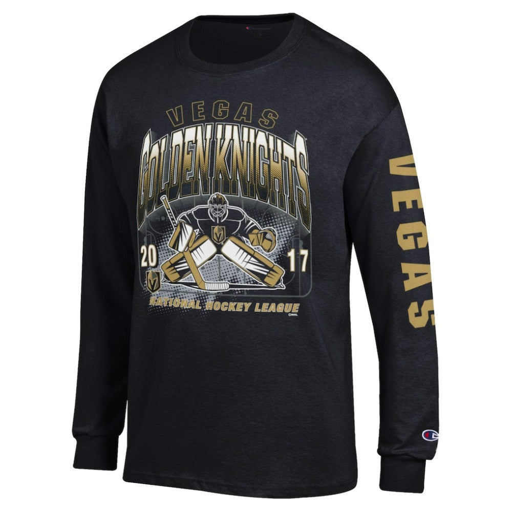Vegas Golden Knights Champion Long Sleeve Jersey T-Shirt -  NHL T-shirts