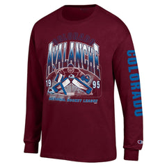 Colorado Avalanche Champion Long Sleeve Jersey T-Shirt -  NHL T-shirts
