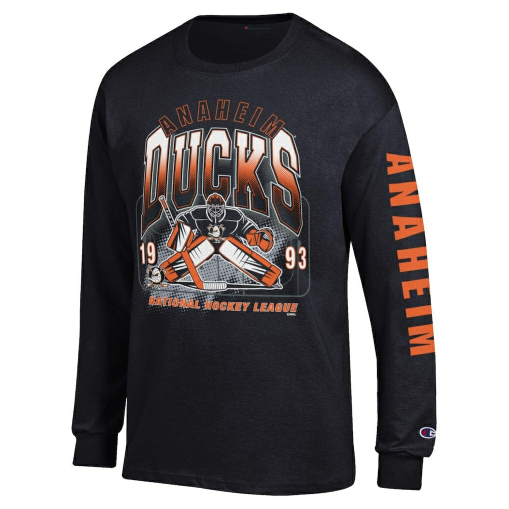 Anaheim Ducks Champion Long Sleeve Jersey T-Shirt -  NHL T-shirts