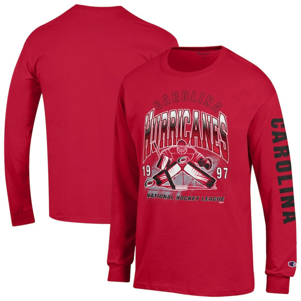 Carolina Hurricanes Champion Long Sleeve Jersey T-Shirt -  NHL T-shirts
