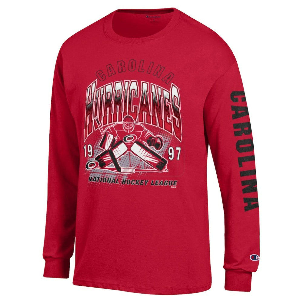 Carolina Hurricanes Champion Long Sleeve Jersey T-Shirt -  NHL T-shirts