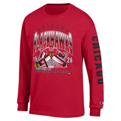 Chicago Blackhawks Champion Long Sleeve Jersey T-Shirt -  NHL T-shirts