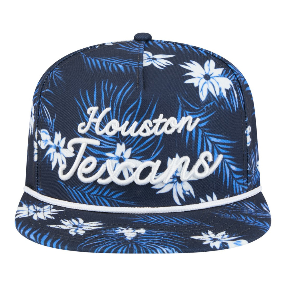 Houston Texans Palm Print A-Frame 9FIFTY Snapback Hat | NFL Online