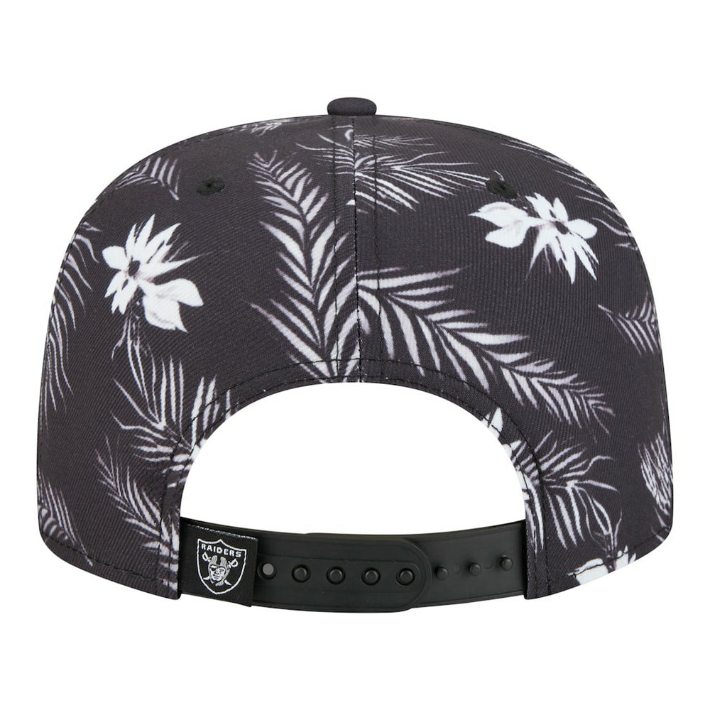 Las Vegas Raiders Palm Print A-Frame 9FIFTY Snapback Hat | NFL Sale