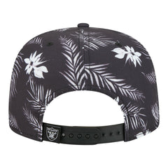 Las Vegas Raiders Palm Print A-Frame 9FIFTY Snapback Hat | NFL Sale