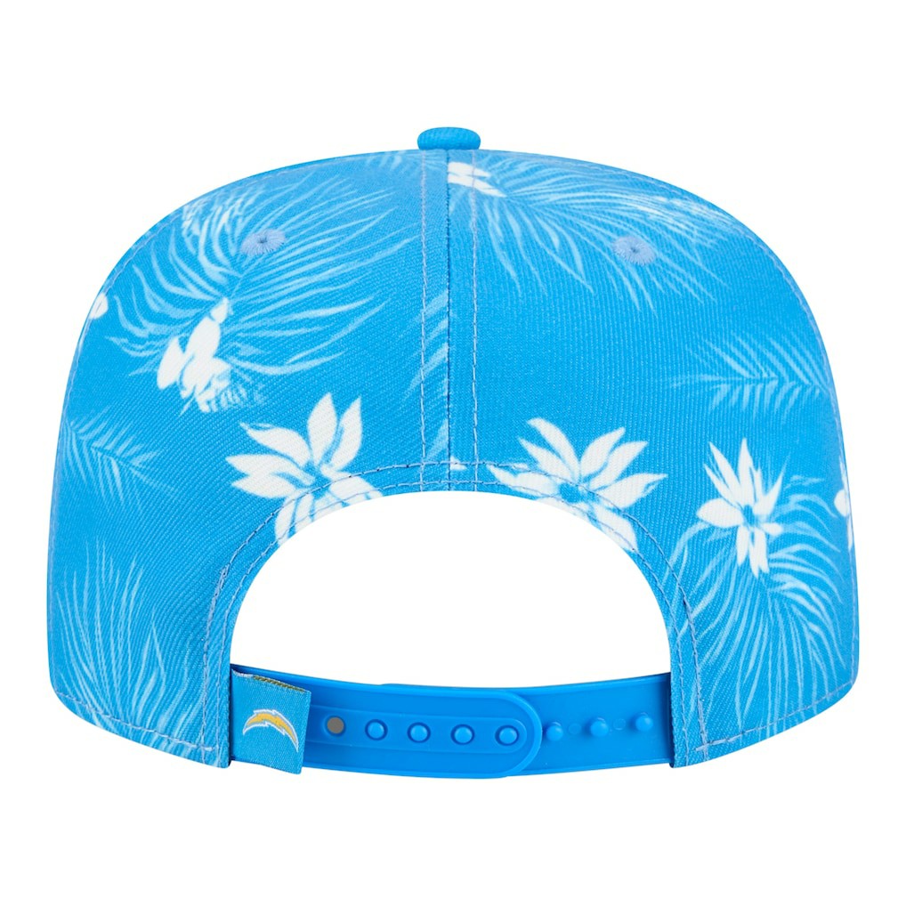 Los Angeles Chargers Palm Print A-Frame 9FIFTY Snapback Hat | NFL Outlet