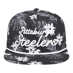 Pittsburgh Steelers Palm Print A-Frame 9FIFTY Snapback Hat | NFL On sale